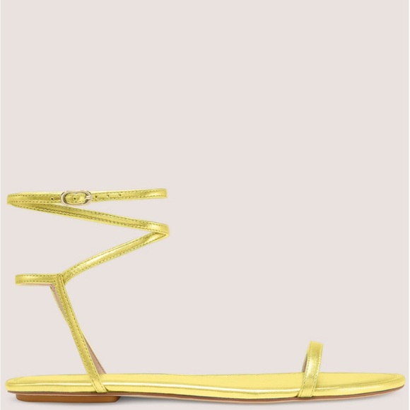 STUART WEITZMAN BARELY NUDE NEON FLAT SANDAL - Picture 9 of 11